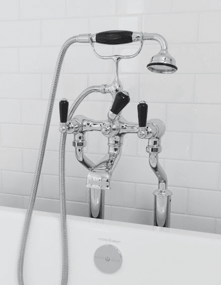 Perrin & Rowe Showers with Black Porcelain