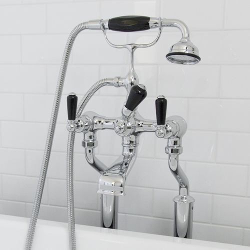 Perrin & Rowe Showers with Black Porcelain