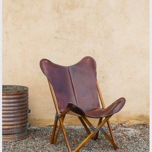 Palermo Folding Leather Chair