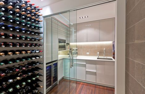 Epsom Wine Cellar, Butlers Pantry and Kitchen