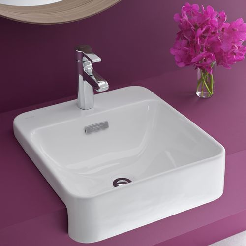 Forefront Square Semi Recessed Basin
