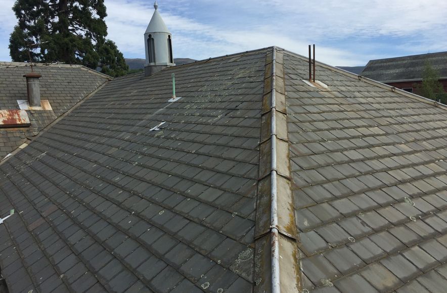 St Margaret's College, Dunedin -  Half the weight of slate –