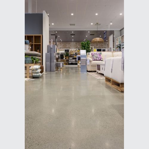 Diamond Polished Concrete Floor - Beach House