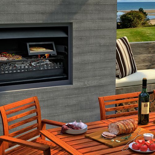 Jetmaster Quadro Outdoor Wood Fireplace
