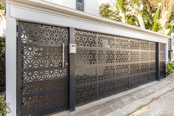 Laser Cut Garage Door
