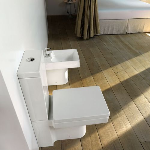 Cento Rectangular Close Coupled Toilet by Kerasan