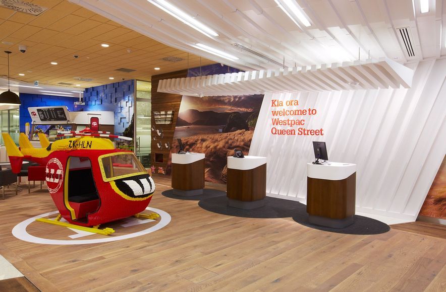 Westpac signature branch, 79 Queen St, Auckland