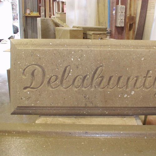 Natural Stone Custom Signage Solutions
