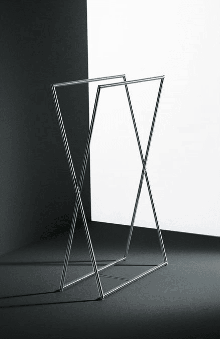 Minimal Free-Standing Towel Holder by Boffi