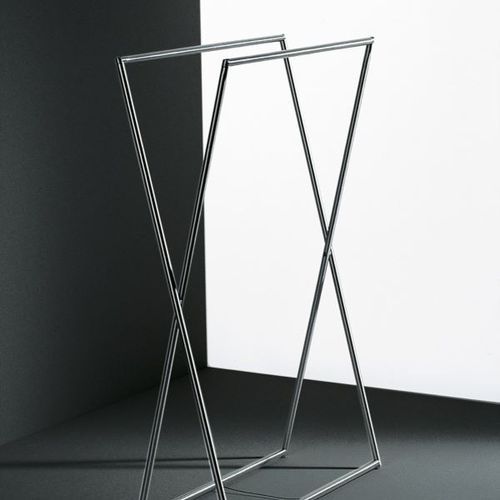 Minimal Free-Standing Towel Holder by Boffi