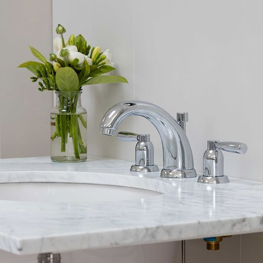 Perrin & Rowe Contemporary Three Hole Basin Tap