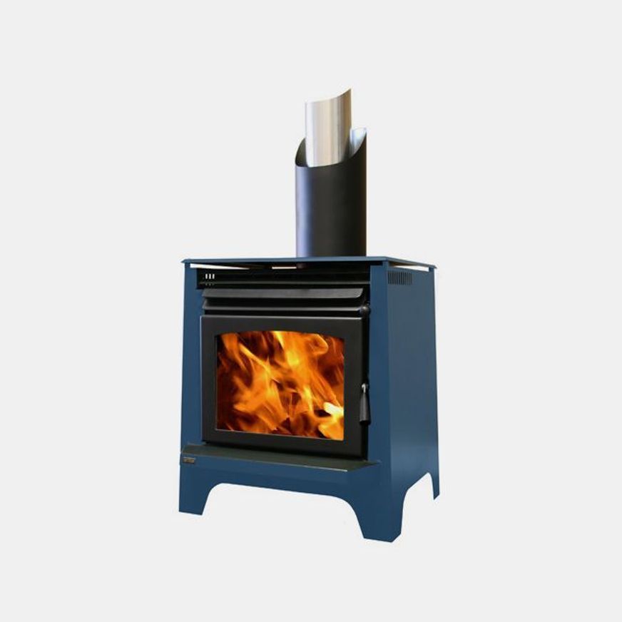 Phoenix Freestanding Wood Fireplace