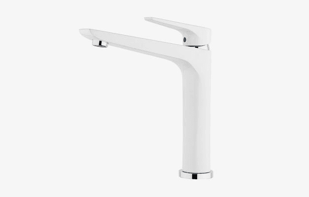 Foreno Solitaire White Chrome Sink Mixer SLT011