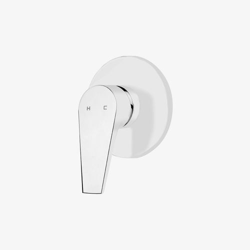 Foreno Solitaire White/Chrome Shower Mixer SLT031
