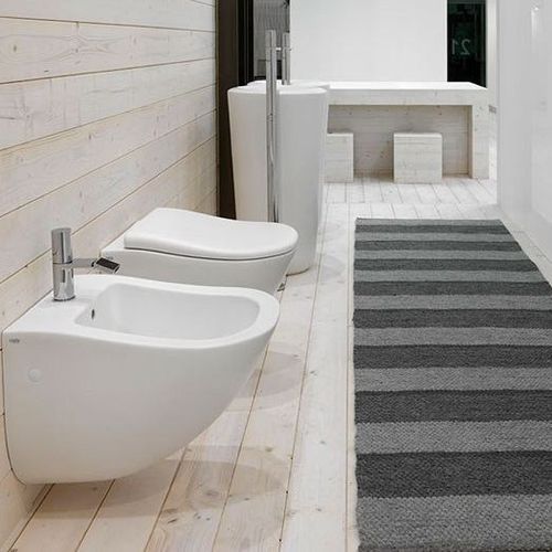 Fluid Wall Hung Toilet and Bidet by cielo
