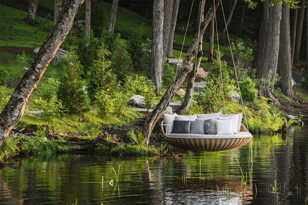 Swingrest Outdoor Hanging Lounger by Dedon