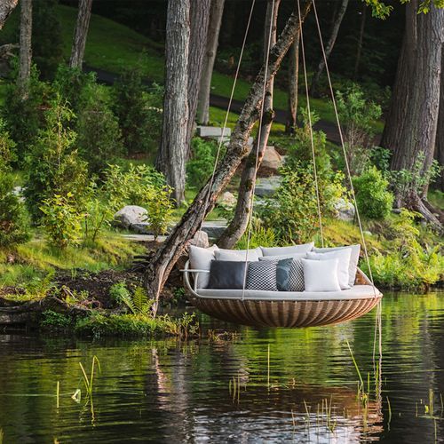 Swingrest Outdoor Hanging Lounger by Dedon