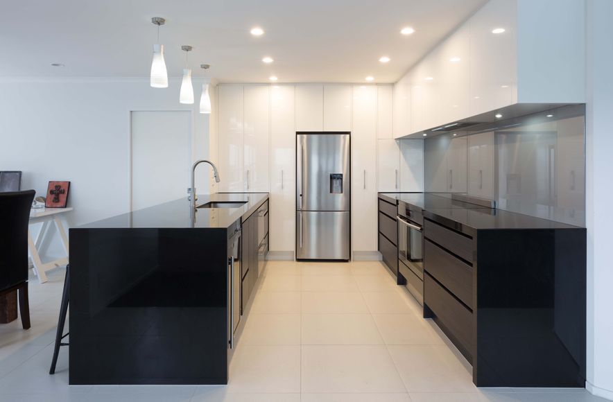 Ebony & Ivory Kitchen