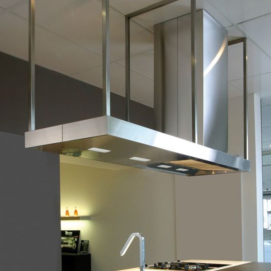 Fremont Island Rangehood by Qasair