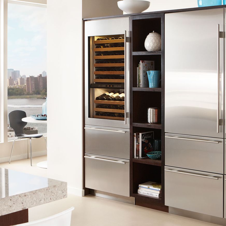 Integrated Combination Tall Refrigeration W.914 by Sub-Zero