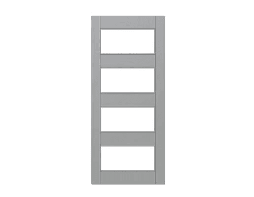 24L Aluminium Modern Entrance Doors