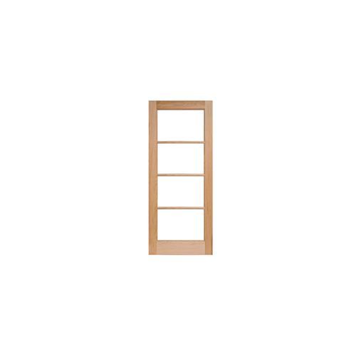 4 Lite Exterior Solid Timber Door