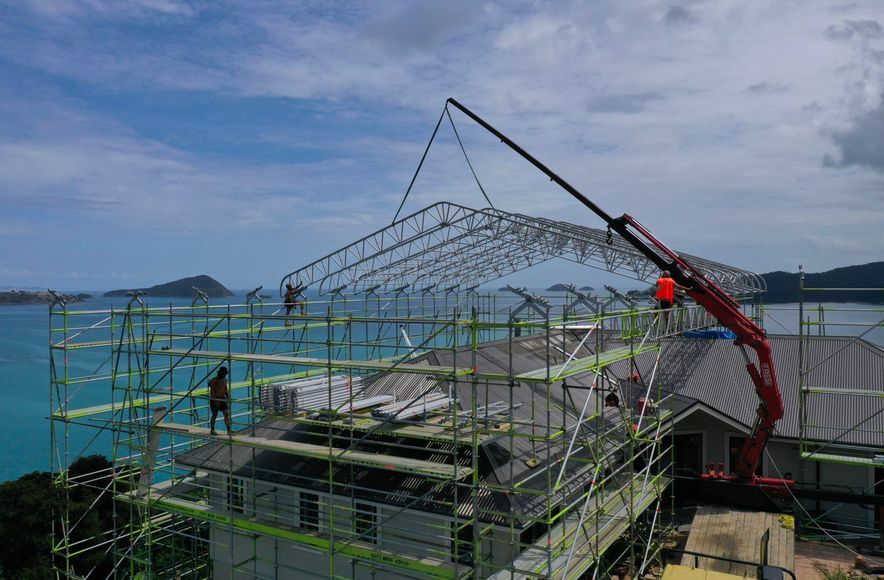 Green Construction - Encapsulate an entire house - Wyuna Bay 1 -