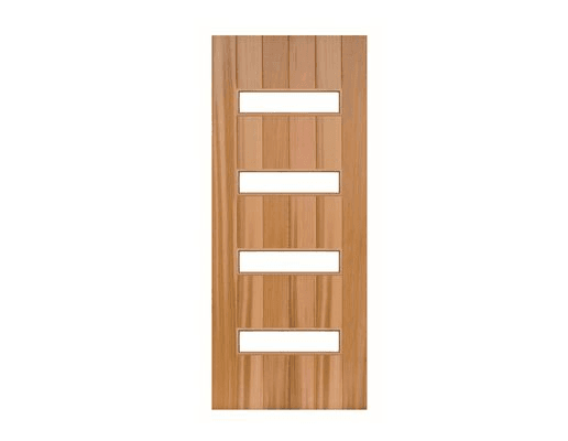 AR12 TGV Solid Timber Modern Entrance Doors