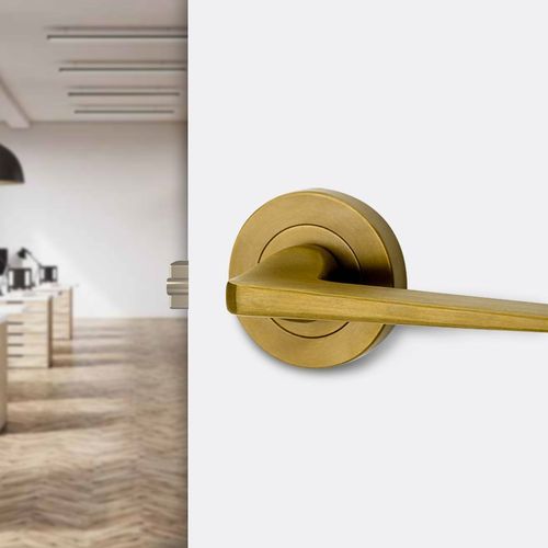 Lockwood Brass Lever Handles