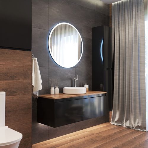 Broadway Round LED Mirror