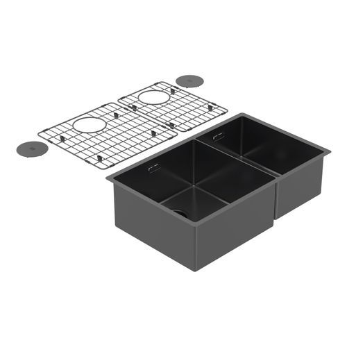 Zomodo Black Pearl Double Sink - CAN660BP (LH)