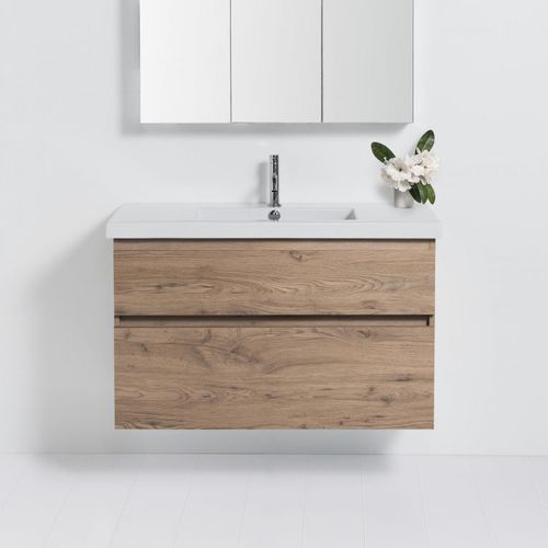 Cangas Wall-Hung Vanity, 2 Drawers
