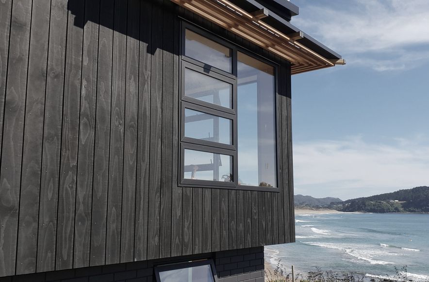 Coromandel House - Accoya stained black