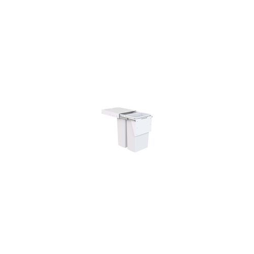 Compact Bin Storage - 2 x 40 Litre Bucket - Door Pull