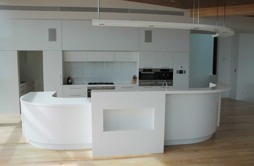 Curved Bespoke Kitchen