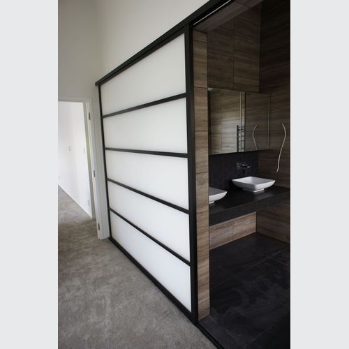 Custom Multi-Panel Sliding Wardrobe Door