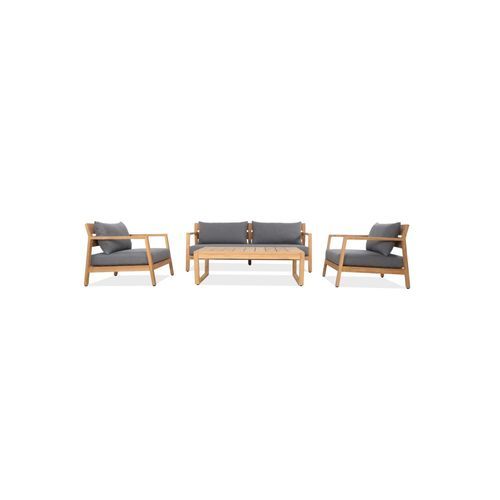 Devon Teak Kisbee Outdoor Lounge Chair