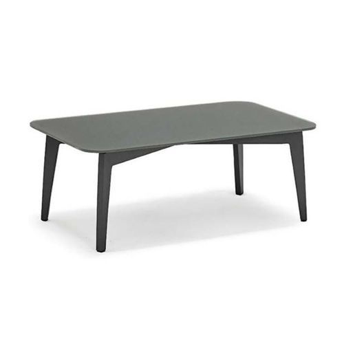 Diva outdoor aluminium and HPL top coffee table