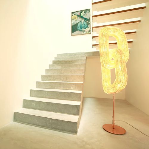 DOUBLE ORBIT Floor Lamp by Ango