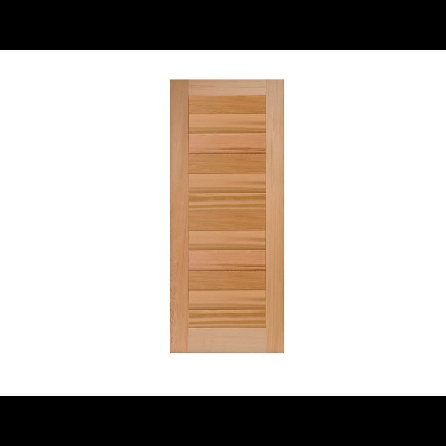 E2 Solid Timber Modern Entrance Door