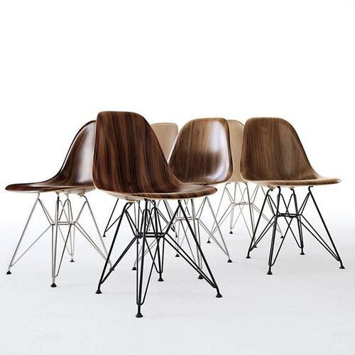 Eames Moulded Wood Side Chair by Herman Miller
