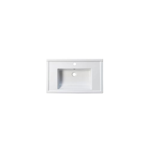 English Classic Wall-Hung Vanity, 2 Drawers