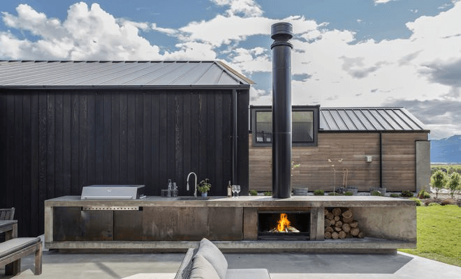 Escea EW5000 Outdoor Cooking Fire