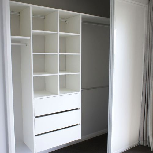 Everyday White Melamine Built-In Wardrobe