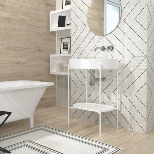 Lisbon Faro White Floor & Wall Tiles