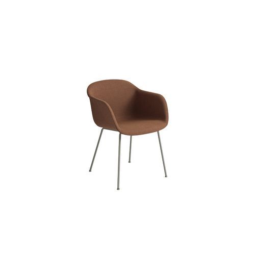 Fiber Armchair Tube Base - Fabric