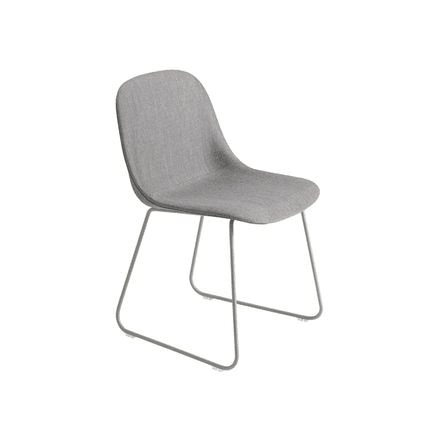 Fiber Side Chair Sled Base - Fabric