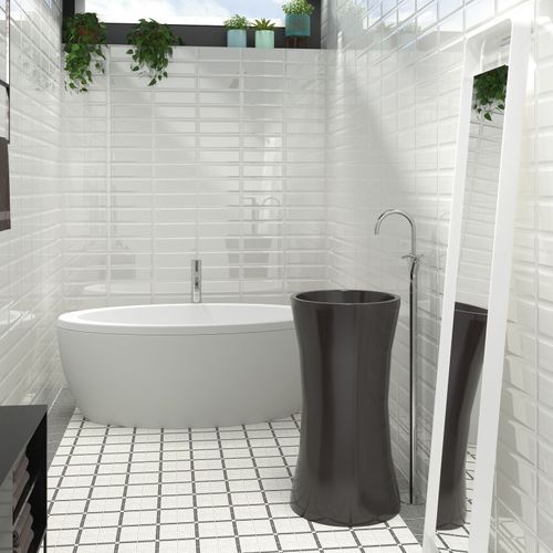 Lisbon Funchal White Floor & Wall Tiles