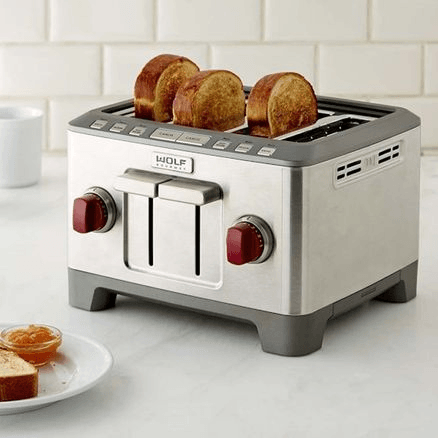 Gourmet Four Slice Toaster by WOLF GOURMET 