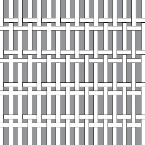 Oxford Hand Woven Rectangular Plain Vertical Grilles